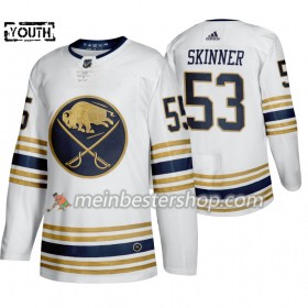 Buffalo Sabres Jeff Skinner 53 50th Anniversary Adidas 2019-2020 Weiß Trikot Authentic - Kinder